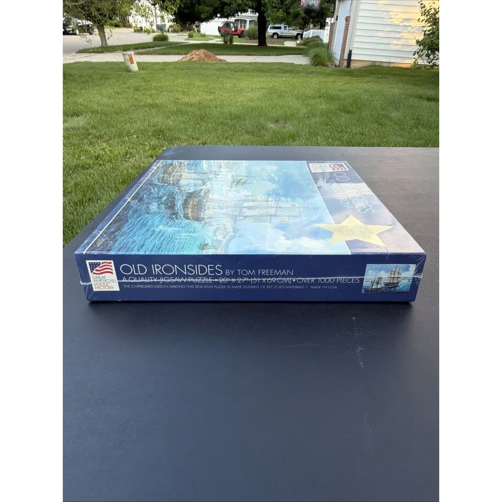 Old Ironsides Tom Freeman Payment In Iron 1000 Pcs Great American Puzzle Factory